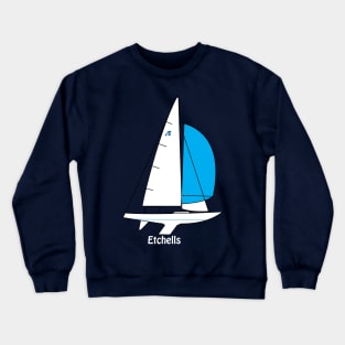 International Etchells Class Sailboat Crewneck Sweatshirt